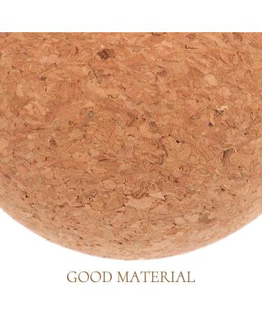 Patkaw 2-Pack Cork Massage Balls - 2.75-Inch High-Density Fitness Balls for Deep Tissue Relief Yoga & Muscle Recovery - Buy Online on GoSupps.com