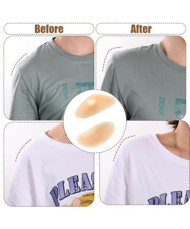 Buy 2 Pairs Silicone Anti-Slip Shoulder Pads - Invisible Non-Skidding Reusable Enhancers for Women's Clothing (Skin Color) - International Shipping Available - Buy Online on GoSupps.com