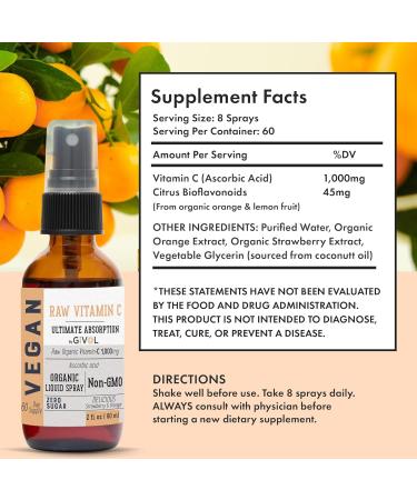 Raw Bromelain Mist-Liquid Pineapple Extract - Enhanced Potency 500mg and Vitamin C Extra Strength Spray Mist: Daily Absorption Liquid Essential Protein Support Optimizes Wellness Benefits - Buy Online on GoSupps.com