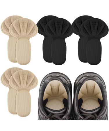 Sibba 4 Pair Heel Cushion Inserts Heel Grips Shoes Pads for Shoes Too Big Self-Adhesive Foot Cushions Pads Thick Shoe Inserts Back Insoles Anti Blister Shoe Liners Heel Protectors for Women Men