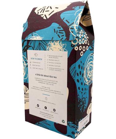 Cheshire Tea Company Premium Mint Chocolate Rooibos - 20 Whole Leaf Pyramid Teabags - Buy Online on GoSupps.com
