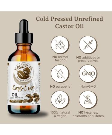 Buy Bella Terra Oils Pure Castor Oil - 1 Gallon for Hair Lashes Brows & Skin | Deeply Moisturizing & Enhances Shine - Pack of 10 - Buy Online on GoSupps.com
