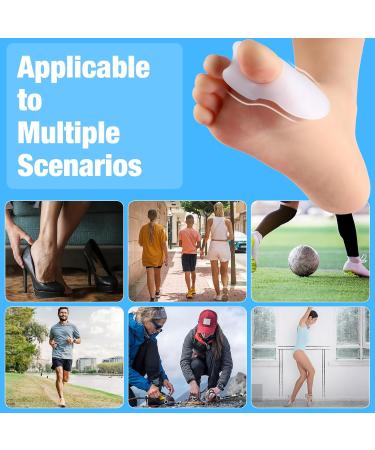 Toe Protectors (12 Pcs) - Bunion Corrector & Silicone Spacers for Women - Big Toe Relief & Alignment Gel Shield - Buy Online on GoSupps.com