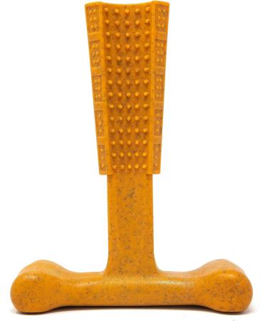 Bamboodles Peanut Butter T-Bone Dog Chew Toy - Medium | Durable & Natural Chew for Dogs - Buy Online on GoSupps.com