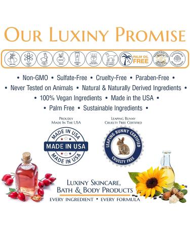 Luxiny Glycolic Acid Face Wash 8 oz - Exfoliating Cleanser & Pore Minimizer for Women/Men - Vegan Natural 10% AHA Facial & Acne Body Wash - Buy Online on GoSupps.com