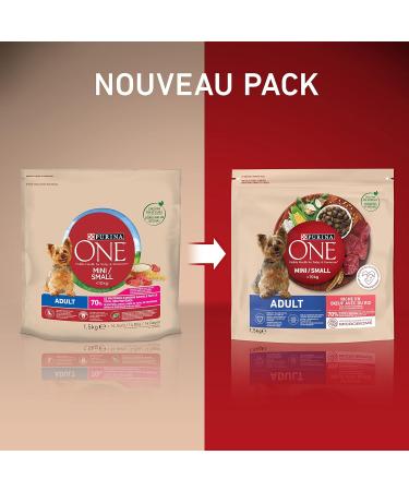 PURINA ONE Mini/Small 10kg Grain Free Chicken Dry Food | Small Breed Adult Dogs | 1.2kg Bag - Buy Online on GoSupps.com