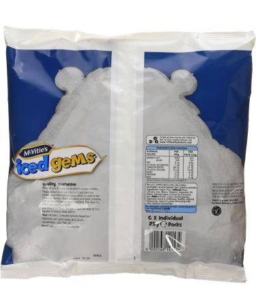 McVitie's Iced Gems 6 x 25g - Delicious Mini Biscuits for Snacking - Buy Online on GoSupps.com