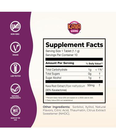 Passion Orange Guava Kava Candy 30 Count (10-Count Pack of 3) Alcohol Alternative with Buzz Kava Kava Candy for Relax Mood Support Stress Relief & Calming Bites Without Alcohol 10 Count (Pack of 3) - Buy Online on GoSupps.com