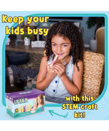PURPLE LADYBUG Kids Lip Balm Making Kit - Natural Ingredients, Great Gift Idea for 8 Year Old Girls, DIY Lip Gloss Kit for Tween & Teen Girls - STEM Activity - Buy Online on GoSupps.com