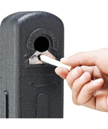 Black Outdoor Ashtray - 1-1/2 Gallon: Weatherproof Design for Outdoor Use - Buy Online on GoSupps.com