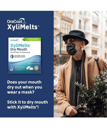 Oracoat Xylimelts Mild Mint Oral Adhering Discs 160 Count - Pack of 4 - Buy Online on GoSupps.com