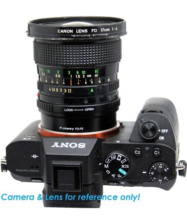 Fotasy Canon FD Lens to E Mount Adapter for Sony Mirrorless Cameras - Compatible with a7, a7R, a7s, a9, a7c, Alpha Series & More - Buy Online on GoSupps.com
