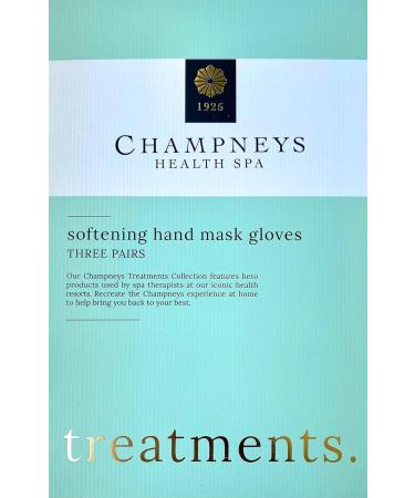 Champneys Hand Softening Hand Mask Gloves - Three Pairs (3 x 12ml) - Buy Online on GoSupps.com
