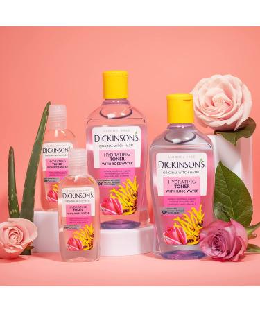 Alcohol-Free Witch Hazel Toner | Dickinson Brands 16 fl oz Hydrating Formula - Buy Online on GoSupps.com
