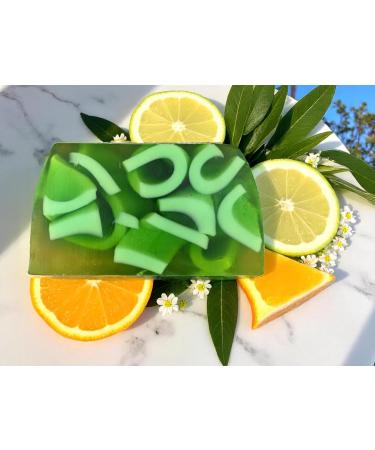  Lu.Flo Lu.Flo Gift Set Handmade Soap 3x100g Various Fragrances Vanilla Citrus Grapefruit & Lemongrass Gentle Body Scrub Original & Useful Women's Gift - Buy Online on GoSupps.com