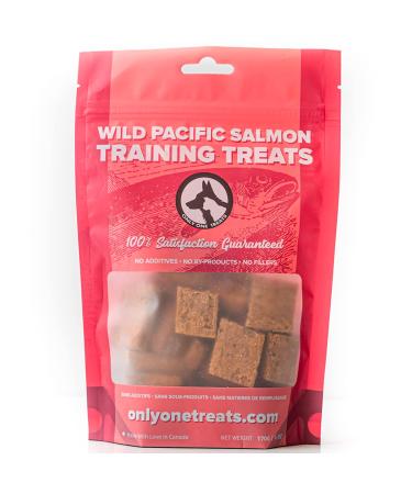 Only One Treats Wild Pacific Salmon Training Treats (170g). for Your Family Pets. 100% Gluten Free Organic with no preservatives. Dog Training Treats. 176 g (Pack of 1) Salmon (Pack of 1)