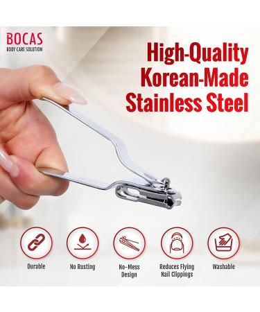 Bocas Toenail Clippers - Premium Stainless Steel, 360 Rotating Swivel Head, Effortless Nail Cutter for Toenails - Buy Online on GoSupps.com