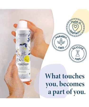 Buy Jean & Len Oatmilk & Cotton Conditioner for Dry Hair | Vegan Silicone & Paraben Free Gentle Care | 300 ml - International Shipping - Buy Online on GoSupps.com
