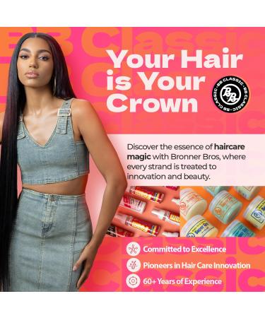 Bronner Bros Pump It Up Styling Spritz Gold 80% Fast-Dry Hair Spray Extra Hold with Vitamin B5 & Silk Protein - Maximum Hold Finishing Spritz Hairspray Adds Shine Nourishes No Build-up - 8oz 6 - Buy Online on GoSupps.com