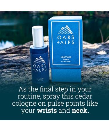 Oars + Alps Ascend Cologne and Body Spray Valentines Gifts for Him Blends Sunwashed Cedar with Warm Cardamom Scent TSA Friendly 1 Fl Oz - Buy Online on GoSupps.com