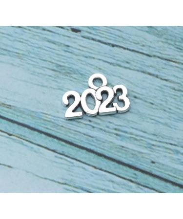 Ruwado 50 Pcs 2023 Silver Charms for Jewelry Making - DIY Pendant Accessories for Earrings, Keychains, Necklaces, Bracelets - Graduation Tassel Kit - Buy Online on GoSupps.com