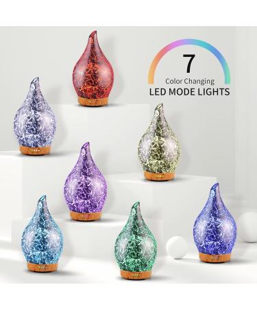 Premium Essential Oil Diffuser - Aromatherapy & Therapeutic Ultrasound Vase 100ml - Stylish Silver Design for Spa & Gym - Buy Online on GoSupps.com