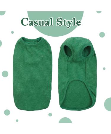 Buy Hjumarayan Washable Dog Sweater - Elastic Striped Shirt for Medium & Large Dogs (XXL Emerald Green) - International Shipping Available - Buy Online on GoSupps.com