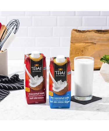 Thai Kitchen Premium Unsweetened Coconut Milk Lite Tetra 750ml Case Pack Count 6 Unsweetened Coconut Milk Lite 750 ml (Pack of 6) - Buy Online on GoSupps.com