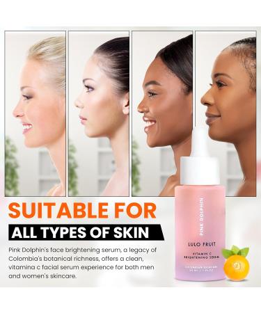 Pink Dolphin Vitamin C Face Serum | Skin Brightening Hyaluronic Acid Formula | 10% Pure Vitamin C for Radiant Skin | International Shipping Available - Buy Online on GoSupps.com