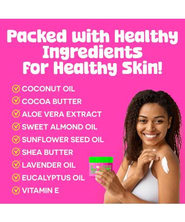 BeYoutiful Coconut Lime Body Butter for Dry Skin Valentines Day Gifts for Daughter Vitamin E Coconut Oil & Shea Butter Cruelty Free Hydrating Moisturizer for Kids & Teens 16 oz - Buy Online on GoSupps.com