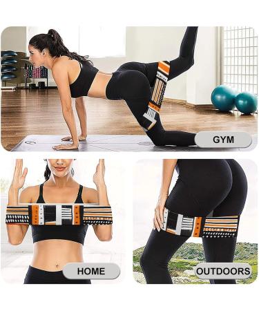 Buy Printed Resistance Bands | Elastic & Fabric Exercise Bands for Leg Workouts | International Shipping - Buy Online on GoSupps.com