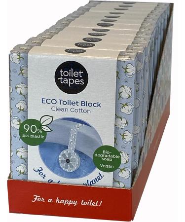 Eco-Friendly Toilet Tapes Box Set | 160+ Rinsings | 90% Less Plastic | Clean Cotton Scent | 14-Pack - Buy Online on GoSupps.com