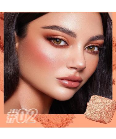 Palette de Maquillage pour Femmes Fard Paupi res Fard Joues Illuminateur - Cosm tiques Effets Satin s et Mats pour Peau Mature Soir es D placements Voyages # 02 - Buy Online on GoSupps.com