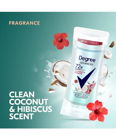 Degree 72-Hour Coconut & Hibiscus Women's Antiperspirant Deodorant - 4-Pack with MotionSense Technology - Buy Online on GoSupps.com