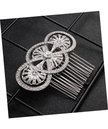 DOITOOL Tiara Rhinestone Hairpin Bridal Hair Comb Bridal Headdress Wedding Headpiece Bride European and American The Photo - Buy Online on GoSupps.com