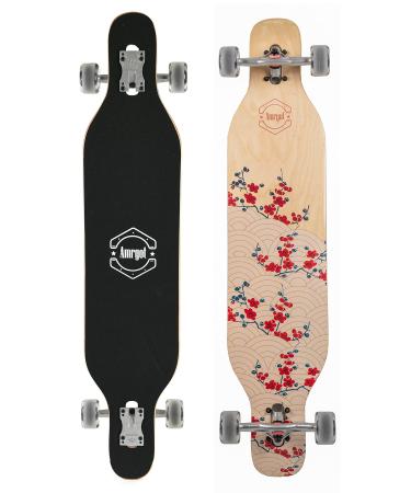 Amrgot 42 inches Complete Longborads Drop Through Deck Concave Cruise Professional Longboards 56