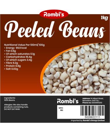 Peeled Broad Beans (Fava Beans) 1 kg - Buy Online on GoSupps.com