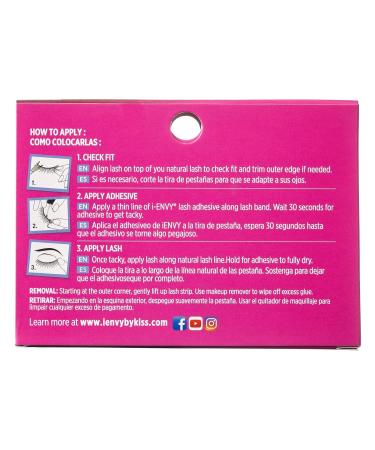 Buy Kiss I Envy Au Naturale 01 Classic Style Lashes (Pack of 6) - Premium Quality | International Shipping Available - Buy Online on GoSupps.com