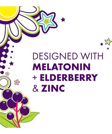 Pure Zzzs Kidz + Immunity by Vicks Melatonin Sleep Aid Gummies for Kids and Children Zinc for Immune Support Low Dose Melatonin Berry Flavored 42 Gummies - Buy Online on GoSupps.com