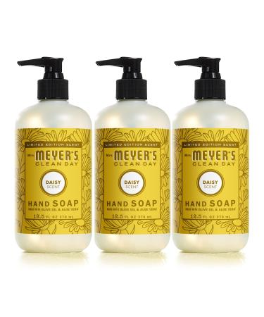 MRS. MEYER'S CLEAN DAY Liquid Hand Soap, Daisy Scent, 12.5 Ounce Bottle (Pack of 3) 12.5 Fl Oz (Pack of 3)