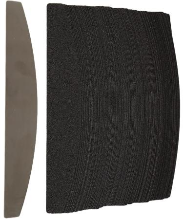 Nail Files Set Interchangeable 100 Pieces Files for Gel Nails with Stainless Steel Board Change Files Set with Metal Half Moon Board for Natural Nails Toenails and Gel Nails - Buy Online on GoSupps.com