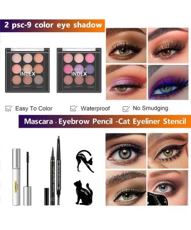 18-Color All In One Makeup Kit for Women - Professional Makeup Gift Set with Eyeshadow Palette in Handy Bag for Convenient Travel - Buy Online on GoSupps.com