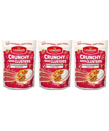 Linwoods Linwoods Crispy Seed Groups 200g - 3 Pack - Linseed & Cranberry