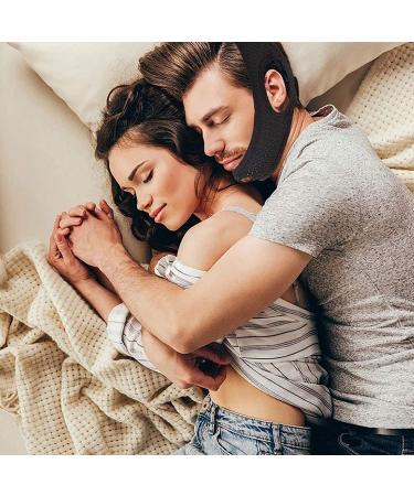 Qisong Anti Snore Chin Strap for CPAP Users - Stop Snoring Aids - Black - Buy Online on GoSupps.com