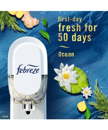 Febreze Odor-Fighting Fade Defy PLUG Air Freshener Refills - Mountain & Ocean Scents 4-Pack (0.87 fl. oz. Each) - International Shipping Available - Buy Online on GoSupps.com