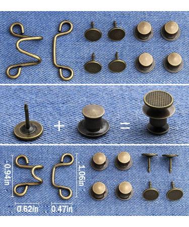 WZT 20 Pieces Adjustable Waist Buckle Extender Set - Perfect Fit Instant Button for Jeans and Pants - Waist Extender Button for Comfortable Wear (20 Pcs) - Buy Online on GoSupps.com