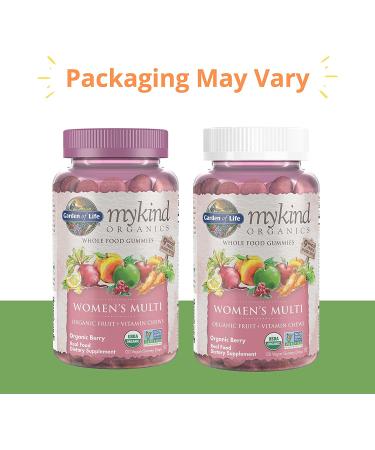 Garden of Life MyKind Organics Women's Multi - 120 Vegan Berry Gummy Vitamins - Buy Online on GoSupps.com