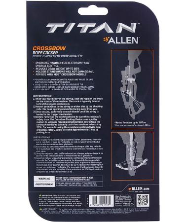 Allen Double Handled Crossbow Cocking Rope - Easy and Efficient Crossbow Cocking Solution - Buy Online on GoSupps.com