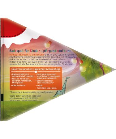 tetesept Blubbersalz Vulkanland - Sweet Fruit Scented Children's Bath Salts for Extra Bubbling Fun | 50g - Buy Online on GoSupps.com