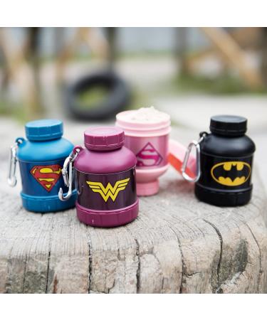 SmartShake Whey2Go Funnel & Protein Box - 110 ml Storage Box - DC Supergirl Edition - Perfect for Protein Shakes & Supplements - International Shipping Available - Buy Online on GoSupps.com